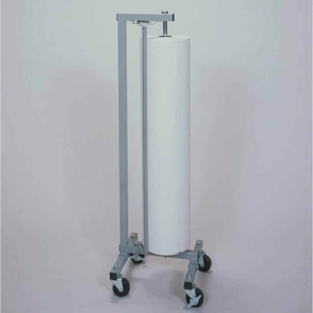 Single Paper Roll Vertical Paper Dispenser/Cutter 36" for 30, 36"